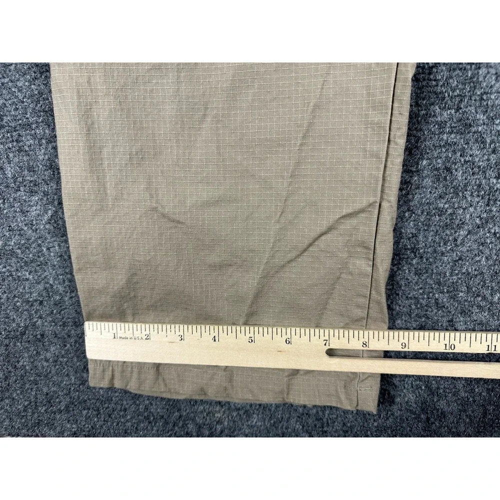 Nike Cargo Pants Mens 34 X 34 Beige Loose Fit Woven Ripstop Relaxed Baggy - Picture 4 of 10